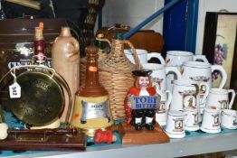 A COLLECTION OF BREWERIANA, to include a Ruddles Fine Ales gong, a Toby Bitter bar advertising
