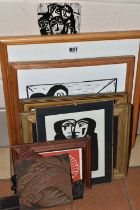 HEINKE JENKINS (1937-2023) FOUR SIGNED LINOCUT PRINTS, comprising 'Shelter' 2/4 dated 2009,