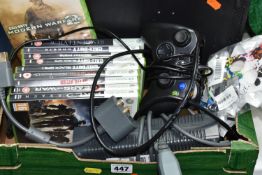 XBOX 360 CONSOLE AND GAMES, includes Resident Evil 5, Resident Evil 6, Resident Evil Operation