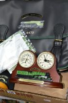 A COLLECTION OF MODERN FLYING SCOTSMAN LOCOMOTIVE SOUVENIR ITEMS, mainly items by Bradford