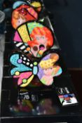 FOUR BOXED DISNEY BRITTO ORNAMENTS, comprising Tinker Bell, Ariel, Belle and Snow White, Condition