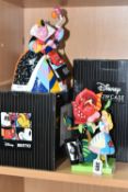 TWO BOXED ENESCO DISNEY SHOWCASE COLLECTION BRITTO 'ALICE IN WONDERLAND' THEMED SCULPTURES,