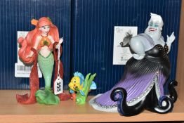 TWO BOXED DISNEY SHOWCASE COLLECTION FIGURES, by Enesco 'Couture De Force' comprising Ursula 4055791