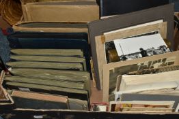 ONE BOX OF EPHEMERA to include a large collection of superb photographs taken in Great Britain and