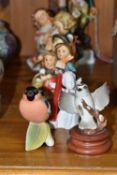 A GROUP OF GOEBEL FIGURES, comprising a 'Dragon 1805' figure height 21.5cm (personalisation to