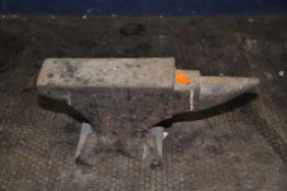 A SMALL ANVIL 14in in length