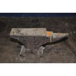 A SMALL ANVIL 14in in length