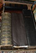 FIVE LARGE FORMAT ANTIQUARIAN BIBLES comprising Brown's Self-Interpreting Family Bible, published by