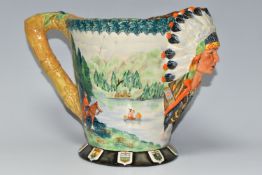 A LARGE LIMITED EDITION CARLTONWARE CONFEDERATION OF CANADA JUG, 25/350 relief moulded with an