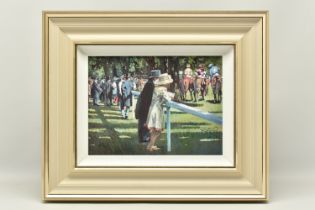 SHERREE VALENTINE DAINES (BRITISH 1959) 'ON PARADE', a signed limited edition print on board