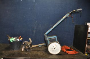 A VINTAGE GARDEN MASTER ELECTRIC ROTAVATOR (PAT fail due to uninsulated plug but working) (tiller