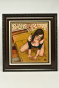 TODD WHITE (AMERICA 1969) 'MY BRAND NEW PISTOL', a signed limited edition print depicting a female