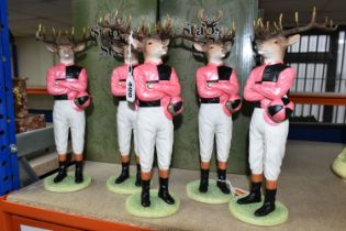 FIVE INDIVIDUALLY BOXED 'STAGS WITH STYLE' FIGURES, all identical 'Frank' A27968, stags dressed as