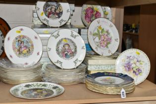 A LARGE QUANTITY OF BOXED COLLECTOR'S PLATES, comprising fourteen plates from the Royal Doulton '