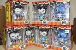 SEVEN BOXED ENESCO DISNEY SHOWCASE COLLECTION 'THE WORLD OF MISS MINDY' FIGURINES, Series 1