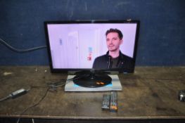 A LG FLATRON M2780M 27in TV with remote and a Sony DVD player with remote (both PAT pass and
