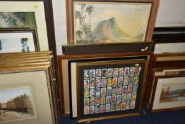 A QUANTITY OF PAINTINGS AND PRINTS, to include a J. Ritchie Gray 'Torriden Hills' oil on board