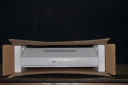 A NEW IN BOX ZANUSSI COOKER HOOD in white, 60cm width