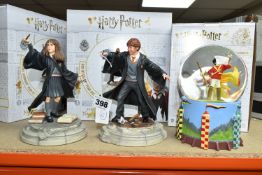 THREE INDIVIDUALLY BOXED ENESCO 'HARRY POTTER' WIZARDING WORLD FIGURES, comprising 'Hermione