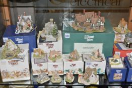 SIXTEEN LILLIPUT LANE SCULPTURES, from various collections, mostly boxed and with deeds,