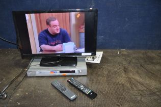 A LOGIK L24FE13 24in TV with remote and a Sony DVD player with remote (both PAT pass and working)