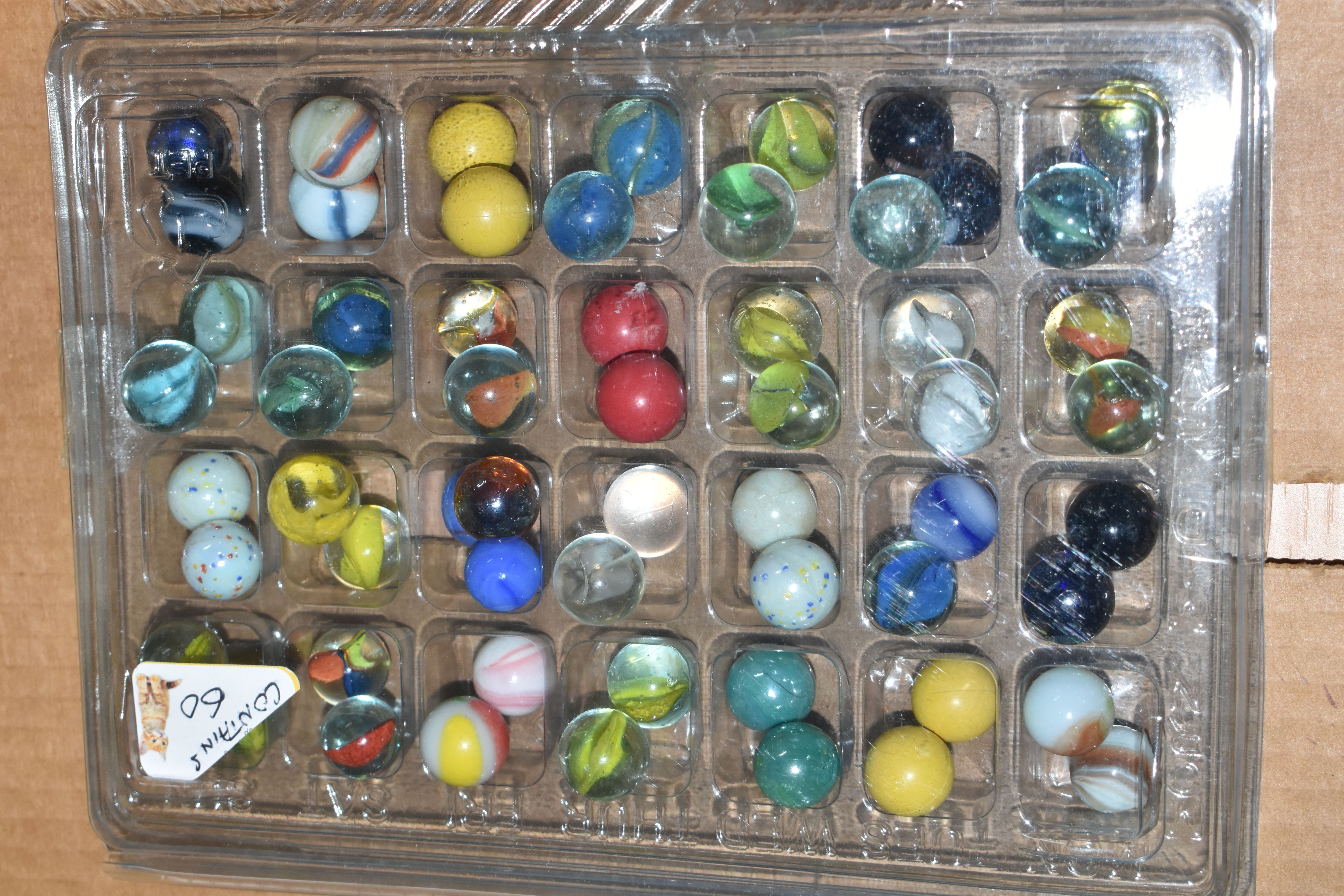 A COLLECTION OF ASSORTED MARBLES, various types and sizes, to include swirls, opaques, clears, - Image 14 of 14