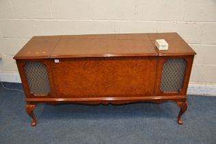 A DYNATRON RG89 RADIOGRAM in burr walnut cabinet with a SRX26 tuner amp and Garrard 6-300