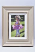 SHERREE VALENTINE DAINES (BRITISH 1959) 'PRETTY IN PINK', a signed limited edition print depicting a