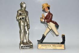 TWO WHISKY ADVERTISING FIGURES, comprising a rubberoid 'Johnnie Walker Scotch Whisky' advertising