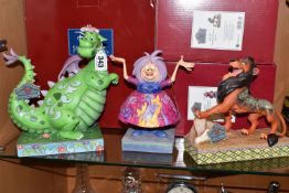 THREE BOXED DISNEY SHOWCASE COLLECTION- DISNEY TRADITIONS BY JIM SHORE FIGURES, comprising 'A Boy'