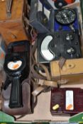 A COLLECTION OF VARIOUS CASED VINTAGE ELECTRICAL TESTING EQUIPMENT, AVO Model 7 Universal