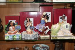 FOUR BOXED ENESCO DISNEY TRADITIONS FIGURES, designed by Jim Shore, comprising Bayou Beauty no