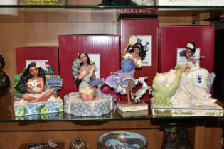 FOUR BOXED ENESCO DISNEY TRADITIONS FIGURES, designed by Jim Shore, comprising Bayou Beauty no