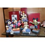 FOUR BOXED DISNEY TRADITIONS SHOWCASE COLLECTION HALLOWEEN 'MICKEY MOUSE' FIGURES, comprising '