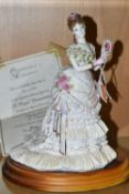 A ROYAL WORCESTER 'SPLENDOUR AT COURT' FIGURINE, limited edition for Compton & Woodhouse, 'A Royal