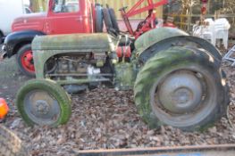 A VINTAGE FERGUSON '20' TRACTOR with workshop manual Condition Report: untested and weathered (
