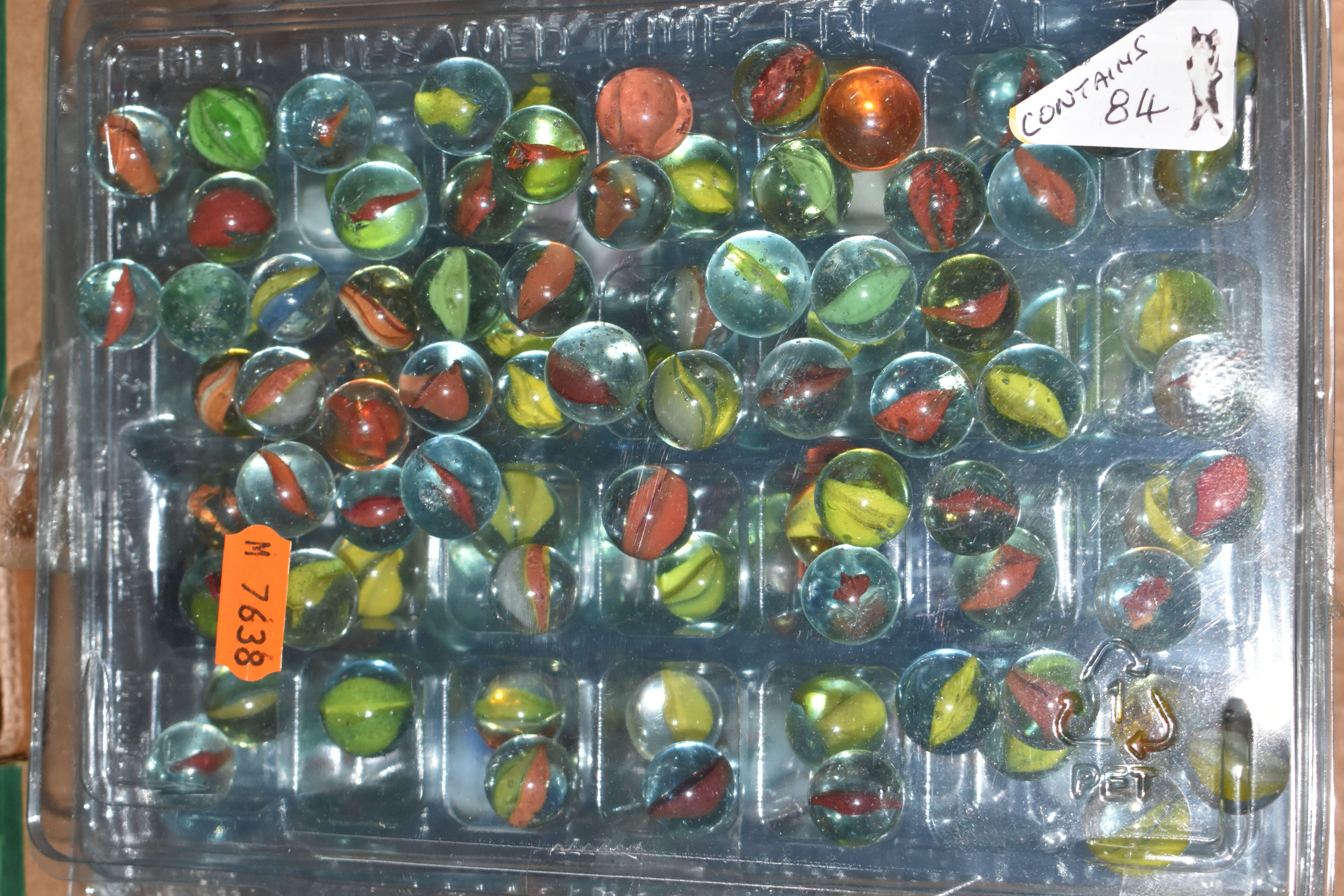 A COLLECTION OF ASSORTED MARBLES, various types and sizes, to include swirls, opaques, clears, - Image 8 of 14