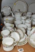 A SEVENTY THREE PIECE ROYAL ALBERT 'BELINDA' DINNER SERVICE, comprising two tureens, a sauceboat and