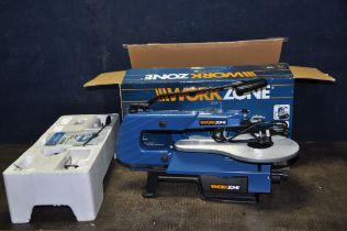 A WORKZONE SCROLL SAW in original box and still packaged)(PAT pass and working)