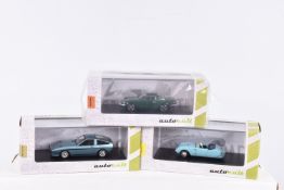 THREE BOXED LIMITED EDITION AUTOCULT DIECAST MODEL VEHICLES, the first a Micro Cars 2017 Berkeley