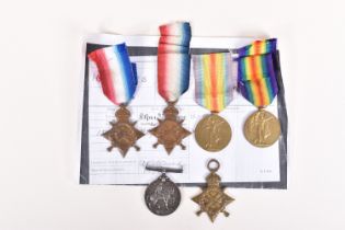 A COLLECTION OF WWI MEDALS, to include R.E, AOC, RAMC and Lincolnshire, the medals are all correctly