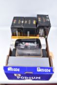 SIX BOXED 1:18 SCALE DIECAST MODEL MERCEDES BENZ VEHICLES, the first a NOREV CLS-Klasses Shooting