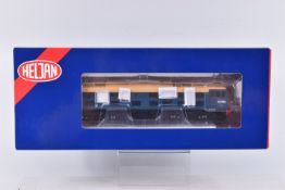 A BOXED OO GAUGE HELJAN EM2 WOODHEAD ELECTRIC RAILCAR, no. E27006 'Pandora' in electric blue with