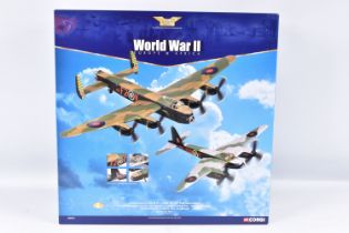 A BOXED LIMITED EDITION 1:72 SCALE CORGI AVIATION ARCHIVE WORLD WAR II EUROPE AND AFRICA DIECAST TWO