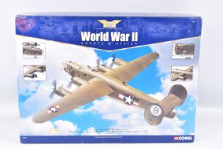 A BOXED LIMITED EDITION 1:72 SCALE CORGI AVIATION ARCHIVE CONSOLIDATED B-24D LIBERATOR DIECAST MODEL