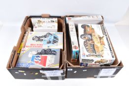 A QUANTITY OF BOXED UNBUILT PLASTIC CONSTRUCTION KITS, assorted 1/48 and 1/72 scale aircraft kits by