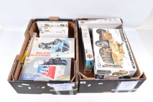 A QUANTITY OF BOXED UNBUILT PLASTIC CONSTRUCTION KITS, assorted 1/48 and 1/72 scale aircraft kits by