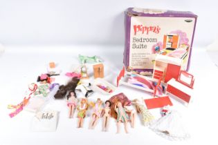 A QUANTITY OF ASSORTED EARLY 1970'S DOLLS, Mattel Rock Flower doll - Heather, Uneeda Little Miss