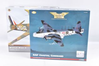 TWO BOXED CORGI AVIATION ARCHIVE 1:72 SCALE DIECAST MODEL AIRCRAFTS, the first is a Vickers