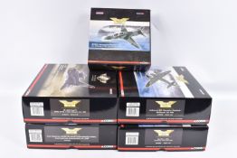 FIVE BOXED CORGI LIMITED EDITION AVIATION ARCHIVE MODEL AIRCRAFTS, to include a British Aerospace